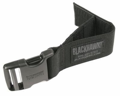 BLACKHAWK Drop Leg Extender: Black, Nylon - General Tactical Pouches