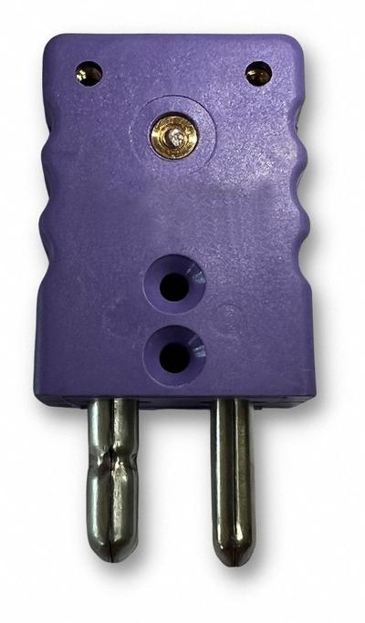 Dayton Thermocouple Connector: Jack, For Type E Thermocouple Type, Std Plug, 2 Pins - Thermocouple Plugs