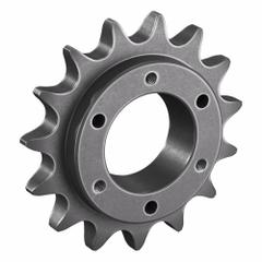 TSUBAKI Sprocket: For 50 Chain, 15 Teeth, 3.006 in Pitch Dia, 3.32 in Outside Dia, Steel (MPN 50JA15). Key specifications — Brand: TSUBAKI; Required Bushing Series: JA.