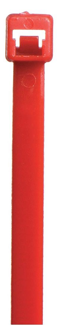 GRAINGER Cable Tie: 12 in Nominal Lg, 3 1/4 in Nominal Max. Bundle Dia., 0.19 in Wd, Red, 100 PK (MPN 36J226). Key specifications — Brand: GRAINGER; Outdoor Use: Yes; Color: Red.