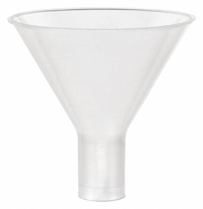 APPROVED VENDOR Large Funnel: Polypropylene, 100 mL, 99.06 mm, 23 mm, 25 mm Stem Lg - General Purpose Lab Funnels