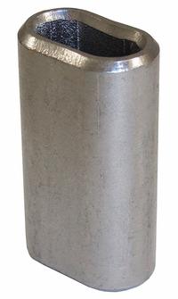 LOOS Wire Rope Oval Sleeve: Oval Sleeve, 1/8 in Compatible Rope Dia, Stainless Steel, For Lifting (MPN SL11-4). Key specifications — Material: Stainless Steel; Brand: LOOS; Finish: Plain.