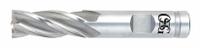 OSG Square End Mill: Cobalt, TiN Coated, 4 Flute, 7/8" Mill Dia, 1-7/8" LOC, 4-1/8" OAL (MPN 5403205)