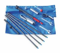 AMS SST Soil Core Sampling Kit: Stainless Steel, 5/8 in Connection Size, 3 1/4 in Overall Dia (MPN 209.05). Key specifications — Material: Stainless Steel; Connection Type: Threaded; Includes: Split Core Sampler; Brand: AMS.