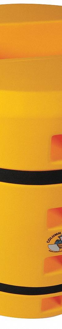 SENTRY Column Protector: 12 in, 12 in, 12 in (Round)/12 in (Square)/24 in (H-Beam), 42 in Overall Ht (MPN CS3842-12X24S). Key specifications — Color: Yellow; Maximum Compatible Column Length: 12 in; Minimum Compatible Column Length: 12 in; Brand: SENTRY; Material: LLDPE.