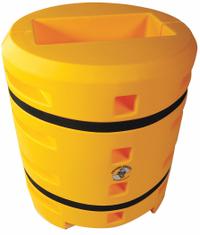 SENTRY Column Protector: 12 in, 12 in, 12 in (Round)/12 in (Square)/24 in (H-Beam), 42 in Overall Ht (MPN CS3842-12X24S). Key specifications — Color: Yellow; Maximum Compatible Column Length: 12 in; Minimum Compatible Column Length: 12 in; Brand: SENTRY; Material: LLDPE.