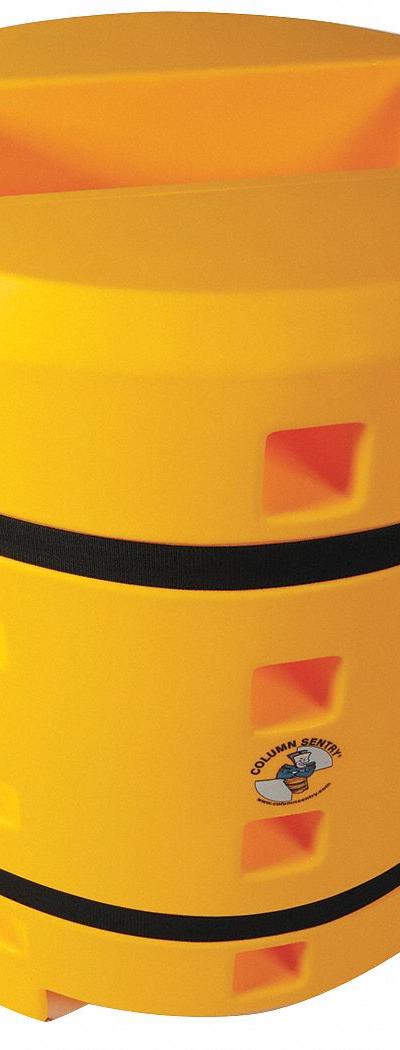 SENTRY Column Protector: 12 in - Column Protectors with Square Centers