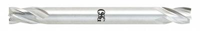 OSG Square End Mill: Cobalt, Double End, 4 Flute, 1/8" Mill Dia, 3/16" LOC - Double-End Cobalt Square End Mills