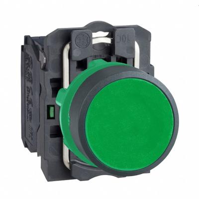 SCHNEIDER Flush Push Button Operator: Non-Illuminated, Flush Profile, Non-Metallic - Flush-Mount Push Buttons