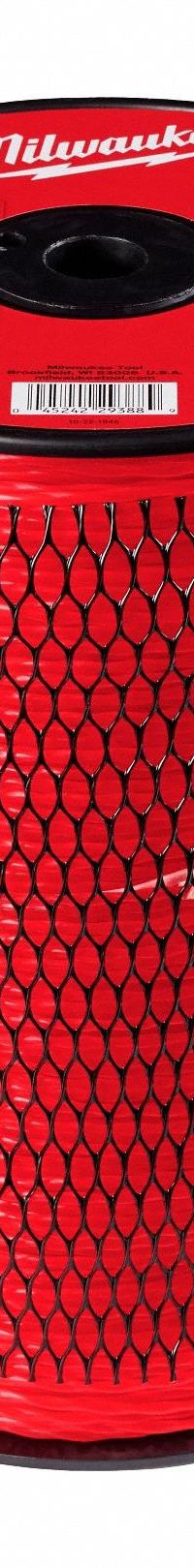MILWAUKEE String Trimmer Line: Nylon, 0.095 in Dia, 104 3/16 ft Overall Lg, Twisted, Red (MPN 49-16-2813). Key specifications — Brand: MILWAUKEE; Compatible Manufacturer Number: 3046-20; Compatible Product Type: String Trimmer; Material: Nylon.