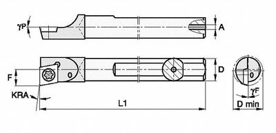WIDIA Indexable Boring Bar: CCBI31260R (MPN 2832234) - Indexable Boring Bars