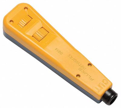 FLUKE NETWORKS Punch Down Tool: 66/110, Terminate/Cut/Terminate Only, Blade/Tool - Spring-Loaded Punchdown Tools