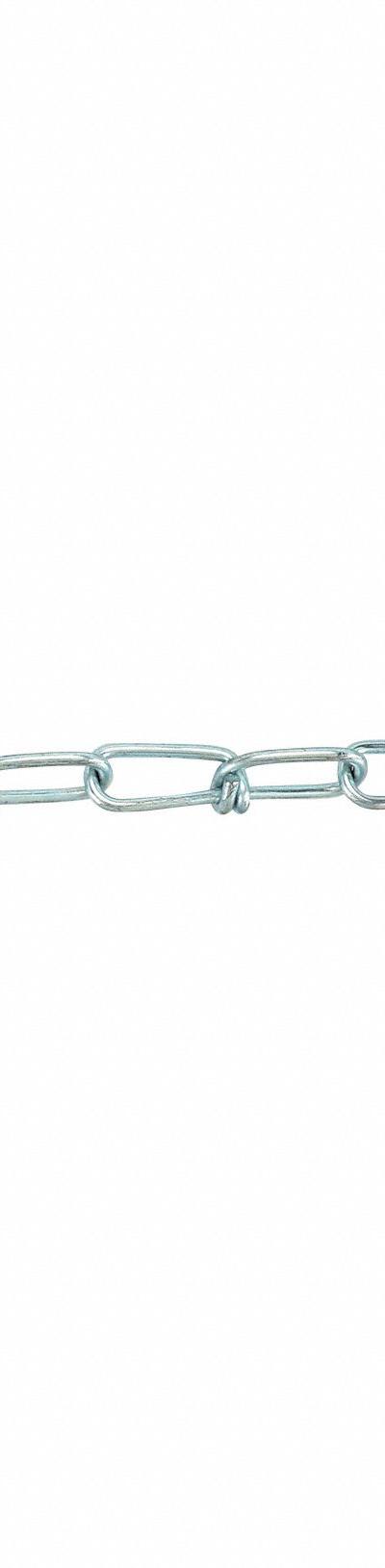 DAYTON Double Loop Chain: Steel - Light-Duty Jack Utility Chains