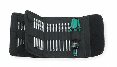 WERA Multi-Bit Screwdriver: Kraftform Kompakt, 21 or More Tips, 33 Pieces, 33 Bits - Precision Combination Multi-Bit Screw & Nut Driver Kits