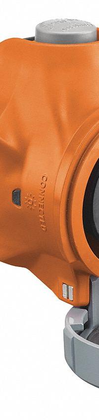 HUBBELL Pin and Sleeve Connector: Orange, 125/250V AC, Single Phase, 60 A, 3 Pole, 4 Wire (MPN HBLS460C12W). Key specifications — Brand: HUBBELL.