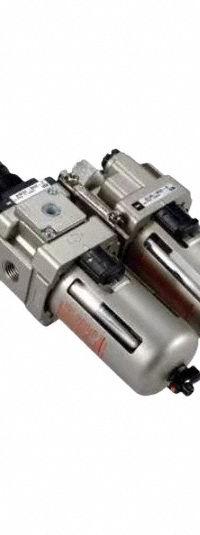 SMC Filter, Regulator, Lubricator: 1/4 in NPT, 1 MPa Max Op Pressure, 5 micron, AC-D Series (MPN AC20A-N02-Z-D). Key specifications — attr109588: AC-D; attr109524: SMC.