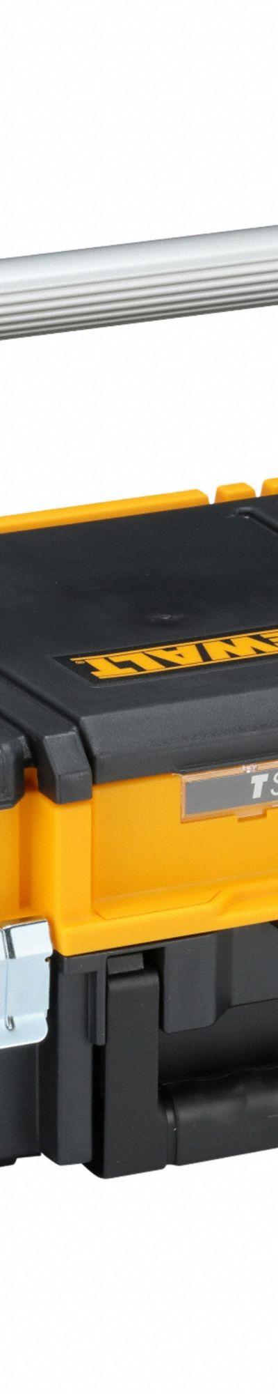 DEWALT TSTAK Tool Box: 17 1/4 in W x 13 in D x 17 7/8 in H - TSTAK Tool Organizer Boxes