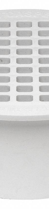 OATEY Floor Drain: 3 1/2 in Overall Dia, 3 1/2 in Grate Size, 3 in Nominal Pipe Size, Solvent Weld (MPN 43565). Key specifications — Color: White; Connection Type: Solvent Weld; Brand: OATEY.
