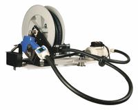 LIQUIDYNAMICS INC. Electric Drum Pump: 115 V AC, 1/10 hp HP, Polypropylene, 8 gpm Max. Flow Rate (MPN 970027-02AG). Key specifications — Brand: LIQUIDYNAMICS INC.; Nozzle Material: Stainless Steel; Meter: Digital; Pump Kit Type: Pump with Discharge Hose, Reel, Nozzle & Meter.