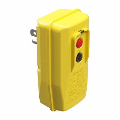 APPROVED VENDOR Plug-In GFCI: Auto Reset, 3, 5-15P Plug, 15 A Current, 125V AC, Non-NEMA - Plug-In GFCI Plugs