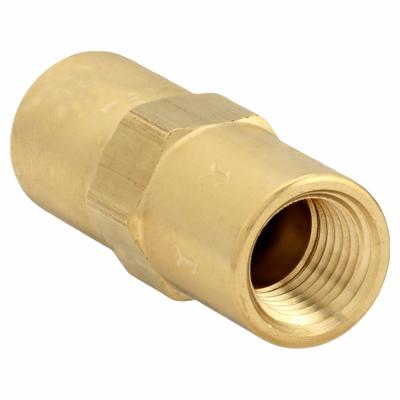 APPROVED VENDOR Piston Spring Check Valve: Piston, Inline Valve Body, 1/4 in Pipe Size - Brass Inline Piston Check Valves