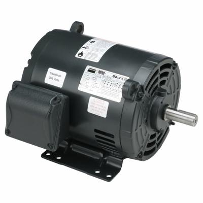 Dayton General Purpose Motor: Rigid Base Mount, Open Drip Proof, 1 1/2 hp, 230/460V AC - Rigid Base 3-Phase General Purpose AC Motors
