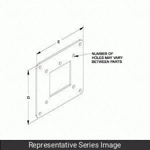 HAMMOND MANUFACTURING Wireway Reducer: 6 in Wd - Reducers for Corrosion-Resistant Washdown Wireways