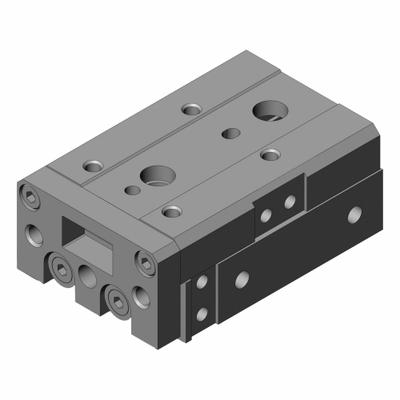 SMC Air Slide Table: 10 mm Stroke Lg, 12 mm Bore Dia, Mfr Part # MXS12L-10 - Pneumatic Slide Tables