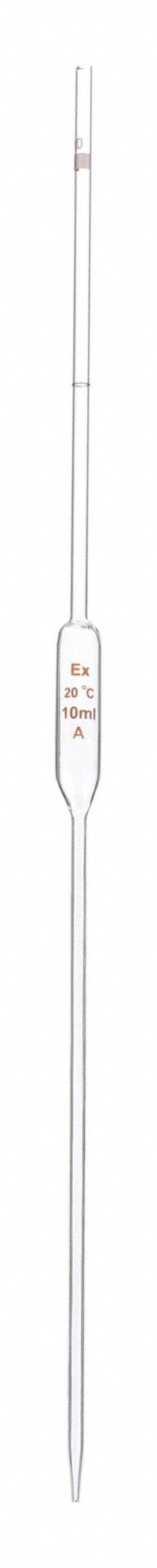 APPROVED VENDOR Volumetric Pipette: 10 mL Capacity, 10 mL Graduation Increments, Non-Sterile, Glass (MPN 5PTD8). Key specifications — attr1080643: Non-Sterile; attr1073884: APPROVED VENDOR; attr1080635: Not Individually Wrapped; attr1080640: Volumetric; attr1080636: Glass; attr1080641: Volumetric Pipette.