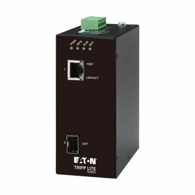 EATON TRIPP LITE Fiber to Ethernet Media Converter: DIN Rail, 2 Ports - Ethernet Extending Converters