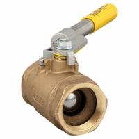 APOLLO Manual Two-Way Ball Valve: 2 in, Bronze, Straight, FNPT x FNPT, 600 psi Max. Pressure (CWP) (MPN 7150801). Key specifications — Brand: APOLLO; Handle: Spring-Return Lever.