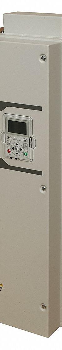 EATON Variable Frequency Drive: In Phase Three, Out Phase Three, 75 hp, 105 A Output Current - Max (MPN DG1-34105FN-C21C). Key specifications — Style: Industrial High Performance; Color: White; Output Phase: Three.