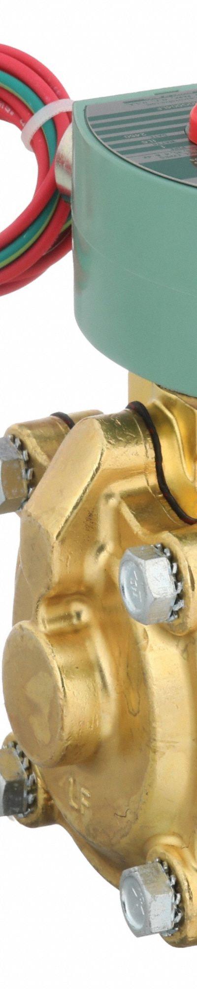 REDHAT Solenoid Valve: 2-Way, Normally Closed, 1 in Pipe Size, 12V DC, Watertight - 2-Way/2-Position, Normally Closed Solenoid Valves