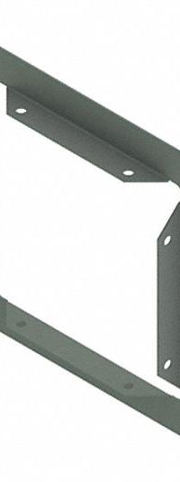 HOFFMAN Wireway Panel Adapter: 8 in Wd, 8 in Ht, 14 ga Gauge, 1, Without Knockouts, Steel, Painted (MPN F88GPA). Key specifications — Brand: HOFFMAN; Finish: Painted; With/Without Knockouts - Broad: No.