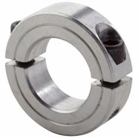 CLIMAX METAL PRODUCTS Shaft Collar: 2-Piece, Inch, Round, Clamp-On, 2 3/4 in Bore Dia, Aluminum (MPN 2C-275-A). Key specifications — attr671628: CLIMAX METAL PRODUCTS.