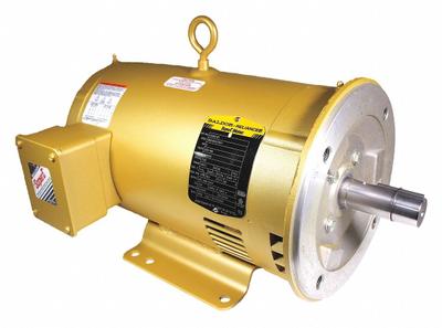 BALDOR General Purpose Motor: C-Face Mount, Open Drip Proof, 5 hp, 208-230/460V AC - C-Face 3-Phase General Purpose AC Motors