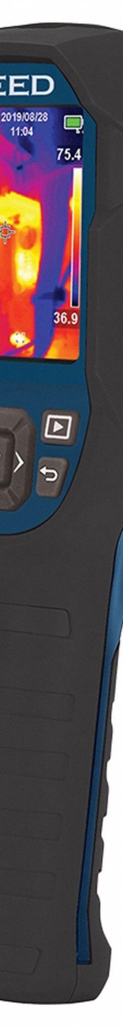 REED INSTRUMENTS Thermal Imager: 56° x 42°, USB, +/-2.0% of Reading Accuracy °C, 320 x 240, Light (MPN R2165-NIST). Key specifications — Focus Method: Fixed; Manufacturer Part Number: R2165-NIST; Brand: REED INSTRUMENTS; Field of View: 56° x 42°; Intrinsic Safety: Not Specified Intrinsically Safe; Lens Angles Included: 56°; Features_Broad: IP Rated.