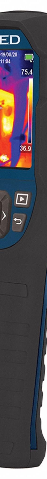 REED INSTRUMENTS Thermal Imager: 56° x 42°, USB, +/-2.0% of Reading Accuracy °C, 320 x 240, Light (MPN R2165-NIST). Key specifications — Focus Method: Fixed; Manufacturer Part Number: R2165-NIST; Brand: REED INSTRUMENTS; Field of View: 56° x 42°; Intrinsic Safety: Not Specified Intrinsically Safe; Lens Angles Included: 56°; Features_Broad: IP Rated.