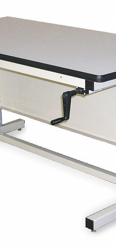 PRO-LINE Workbench: Adj Ht, Laminate, 60 in x 30 in, 330 lb Overall Load Capacity - Open-Base Workstations