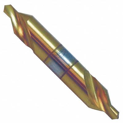 KEO Center Drill: Plain Type Hey, #7, 60°, 3 1/4 in Overall Lg - Plain-Tip Hey-Type Center Drills