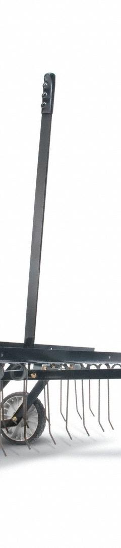AGRI-FAB Lawn Dethatcher: 48 in Overall Wd, 24 Teeth, Steel, 70 lb Wt Capacity (MPN 45-0295). Key specifications — Material: Steel.