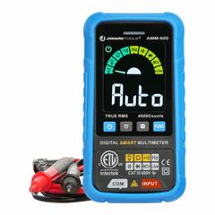 JONARD TOOLS Digital Multimeter: TRMS, CAT III 600V, 600 V Max AC Volt Measurement, IP40 (MPN AMM-600). Key specifications — Instrument Counts: 4,000; Brand: JONARD TOOLS; Calibration Certificate Included: Not Included.