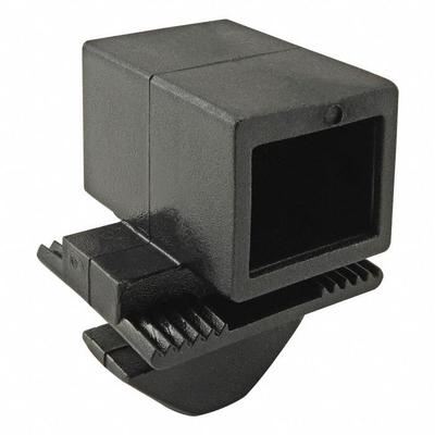 80/20 Panel Clamp: For Std Panel, Black, Nylon, Metric - Panel Mounting Blocks