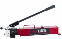 BVA HYDRAULICS Hydraulic Hand Pump: 2 Stages, Double Acting, 200 psi Max. Pressure 1st Stage, Steel (MPN P2301M). Key specifications — Brand: BVA HYDRAULICS; Cylinder Compatibility: Double Acting.