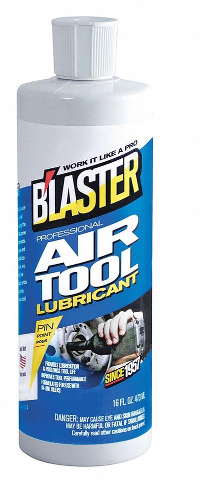 BLASTER Air Tool Oil: Petroleum, 0°F Min. Op Temp., 120°F Max. Op Temp., Not Food Grade - Air Tool Lubricants