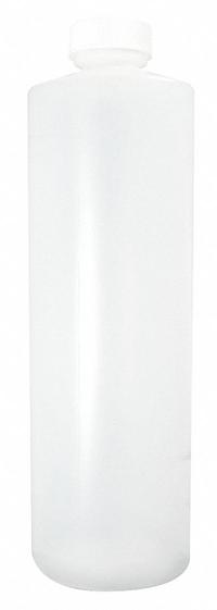QORPAK Sampling Bottle: HDPE, 8 fl oz, 240 mL, Natural, 24-410 Screw Closure Size, Closure Included (MPN PLC-04831). Key specifications — Body Color: Natural; Closure Attached: Attached; Brand: QORPAK; Pre-Cleaned: None; Closure Included: Yes.