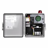 SJE-RHOMBUS Control Panel: Simplex, Single Phase, 230/240V AC, 15 A, Sensor, 0 Switches Included, 4X (MPN NEX Grinder 1 ph, Simplex - 67C). Key specifications — Current: 15 A; Rated Voltage: 230/240V AC; Alert Output: Visual; Intrinsic Safety: Not Specified Intrinsically Safe; Includes Reversing: Non-Reversing; Dosing Schedule: Demand Dose; Brand: SJE-RHOMBUS.