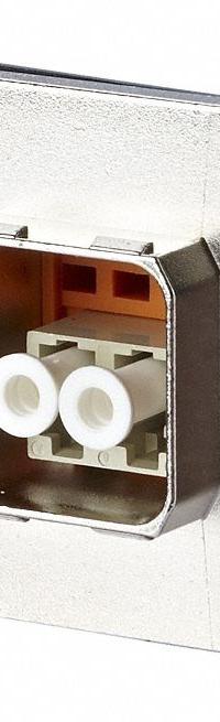 METZ CONNECT Fiber Optic: OpDAT Industry, Industrial Internet (LC-D), Screw Mounting, Metal/Plastic (MPN 1402383320ME). Key specifications — Housing Material: Metal; Plastic; IP Rating: IP65; Mounting Type: Screw Mounting; Product Type: LC-D MM Adapter Insert; Connector Color: Silver; Application: Industrial Internet (LC-D); RJ45 Connector Type: Fiber Optic Connector.