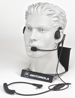 MOTOROLA Headset: Fits Motorola, For BPR40/CP200d Series, Behind-the-Head, Push To Talk, Black (MPN PMLN5011A). Key specifications   — attr921008: CP200d; attr921002: Yes; attr920998: PMLN5011A; attr921012: MOTOROLA.
