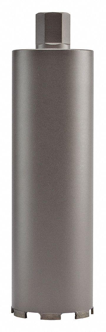 MILWAUKEE Coring Bit: 1 1/4 in Core Dia, 13 in Max Drilling Dp - Diamond-Tipped Core Bits for Dry Coring